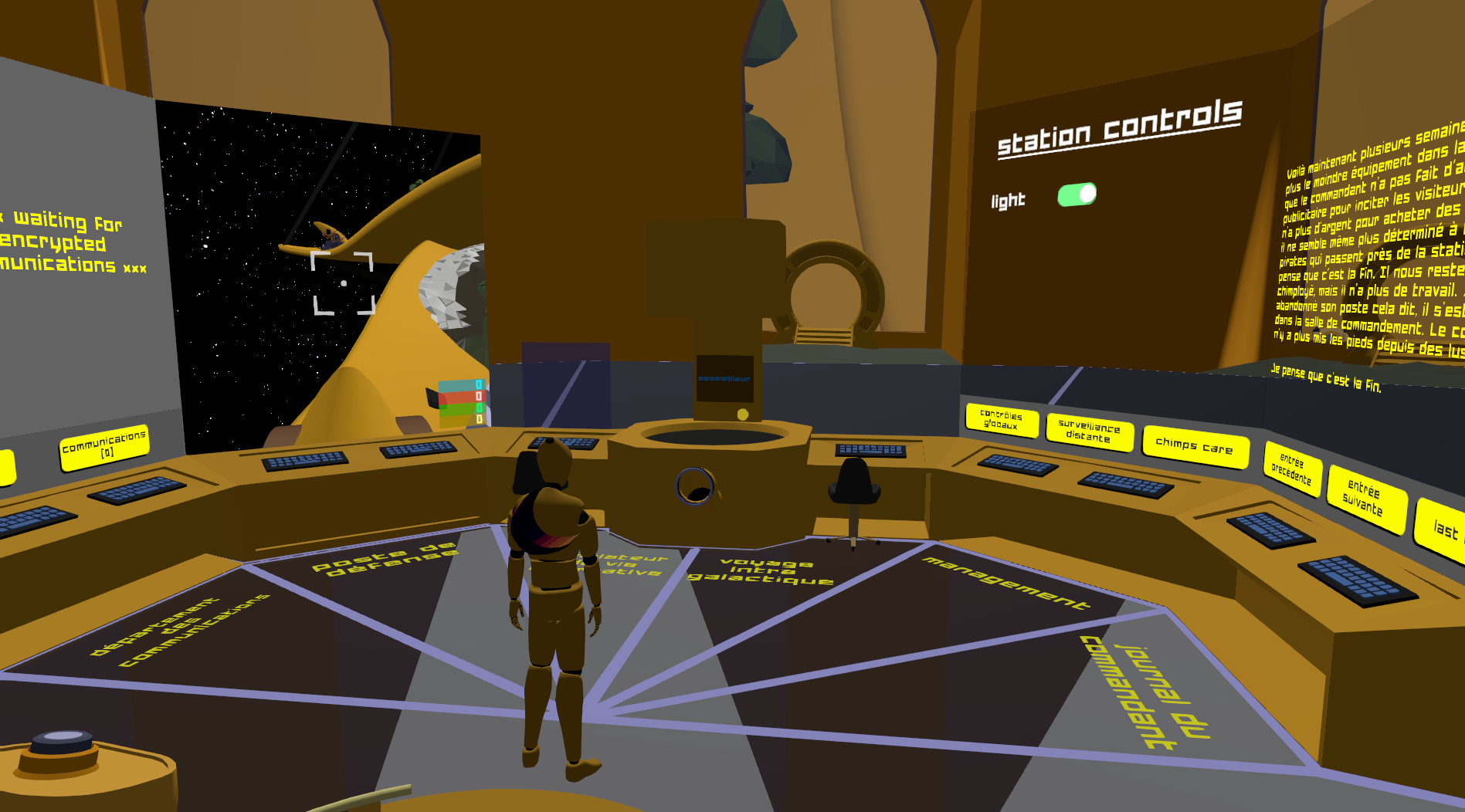 Gestion et organisation de la station